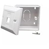CAT6 RJ45 קופסה על הטיח עבור CAT6/6A לא קונקטור
