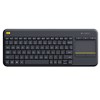 Logitech Wireless Touch Keyboard K400 Plus keyboard for TV black