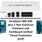באנדל מכשיר ושירות Fortigate-90G Plus 3Y FortiCare Prem and UTP