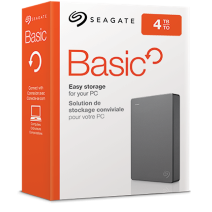 דיסק חיצוני SEAGATE Basic Portable Drive 4TB 2.5 usb 3.0
