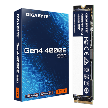 דיסק פנימי Gigabyte 4000E 1TB Gen4 SSD NVME 2280