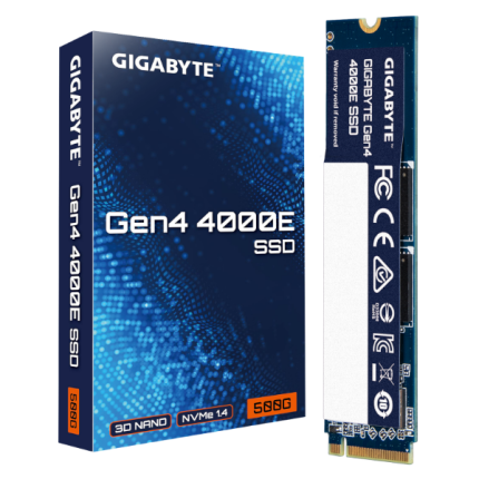 דיסק פנימי Gigabyte 4000E 500GB Gen4 SSD NVME 2280