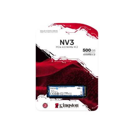 דיסק פנימי Kingston NV3 500GB NVME GEN 4.0 M.2 2280 5000/3000Mb/s