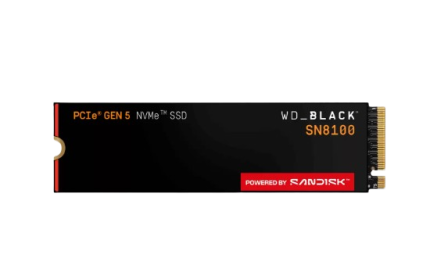 דיסק פנימי WD Black SN8100 1TB NVMe PCIe 5.0 M2 2280