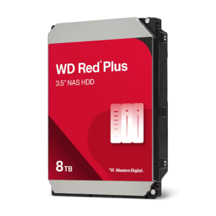 דיסק פנימי WD Red Plus 8TB NAS HDD 3.5 5640RPM SATA III