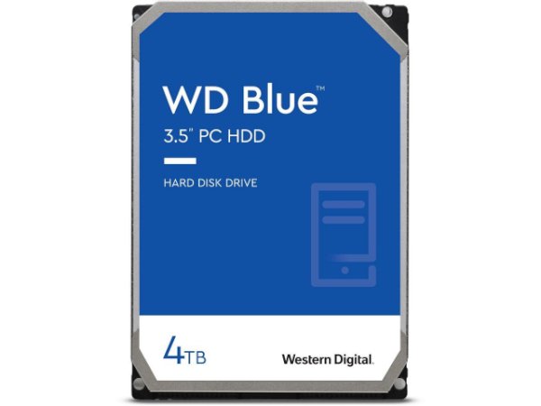 דיסק קשיח פנימי 3.5 Western Digital Blue 4TB SATA6 Gb/s 256MB דיסק קשיח פנימי 3.5 Western Digital Blue 4TB SATA6 Gb/s 256MB – תמונה 1