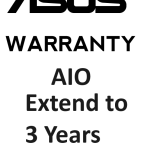 הרחבת אחריות למחשבי הכל באחד ASUS AIO WARRANTY 3Y