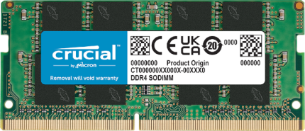 זכרון לנייד Crucial 16GB DDR4 3200Mhz C22 SODIMM