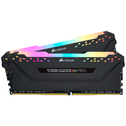 זכרון לנייח CORSAIR VENGEANCE RGB PRO 16GB 2x8GB DDR4 DRAM