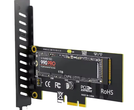 כרטיס הרחבה PCIe x1 to M.2 Adapter Support 2280 M.2