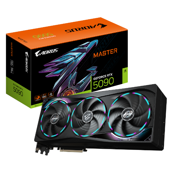 כרטיס מסך AORUS GeForce RTX 5090 MASTER 32G PCIE5 כרטיס מסך AORUS GeForce RTX 5090 MASTER 32G PCIE5 – תמונה 1