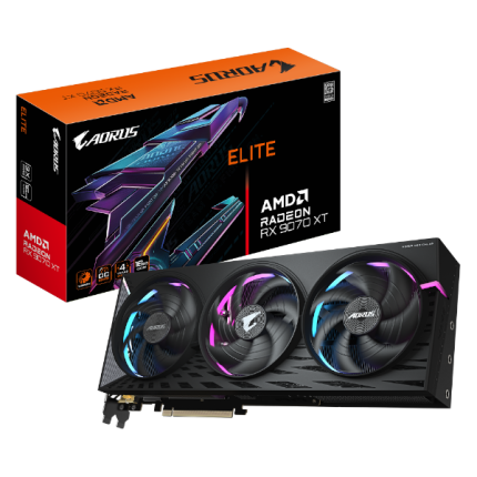 כרטיס מסך GIGABYTE AORUS Radeon RX9070 XT ELITE 16G