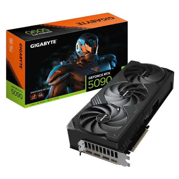 כרטיס מסך Gigabyte GeForce RTX 5090 WINDFORCE OC 32G כרטיס מסך Gigabyte GeForce RTX 5090 WINDFORCE OC 32G – תמונה 1