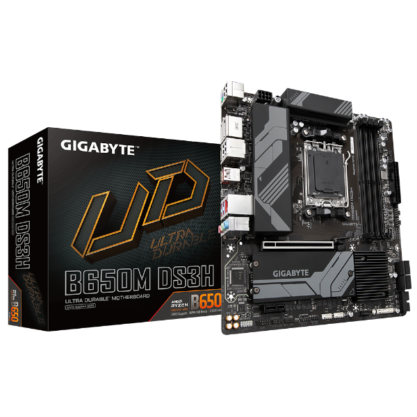 לוח Gigabyte B650M DS3H rev1.3 AM5 AMD CPU Micro-Atx DDR5 לוח Gigabyte B650M DS3H rev1.3 AM5 AMD CPU Micro-Atx DDR5 – תמונה 1
