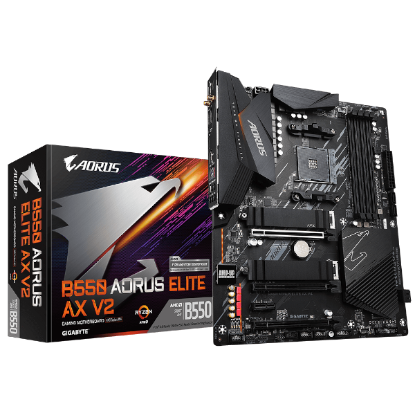 לוח אם GIGABYTE B550 AORUS ELITE AX V2 RGB לוח אם GIGABYTE B550 AORUS ELITE AX V2 RGB – תמונה 1