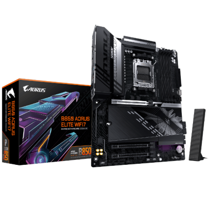 לוח אם GIGABYTE B850 AORUS ELITE WIFI7 ATX DDR5 AM5 BT 2.5GBE LAN