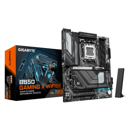 לוח אם GIGABYTE B850 GAMING X WIFI6E ATX DDR5 AM5 BT 2.5 GBE LAN