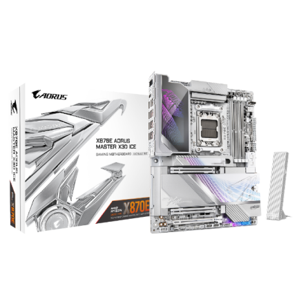 לוח אם GIGABYTE X870E AORUS MASTER X3D ICE WIFI7 ATX BT 10GBE