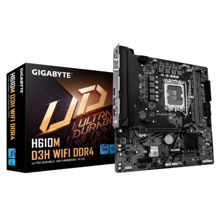 לוח אם Gigabyte H610M D3H WIFI DDR4 M-ATX 2x M.2 BT LGA1700
