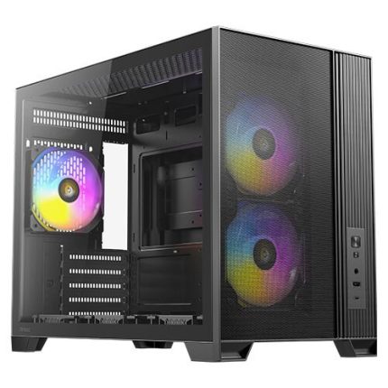 מארז Antec Flux M Mid Tower Micro-ATX ARGB Type-C 3.2