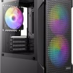 מארז Antec VX100M ARGB 3X ARGB 120mm Fan Micro-ATX Mini Tower