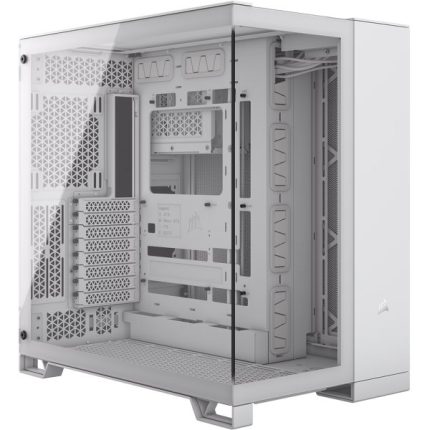 מארז Corsair 6500X Mid-Tower E-ATX Tempered Glass Case White