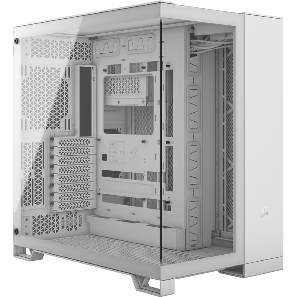 מארז Corsair 6500X Mid-Tower E-ATX Tempered Glass Case White מארז Corsair 6500X Mid-Tower E-ATX Tempered Glass Case White – תמונה 1