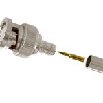 מחבר בלחיצה RG59 Connector  BNC 19081