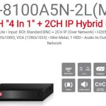 מכשיר הקלטה משולב PROVISION SH-8100A5N-2L MM 4TB 8 AHD 2IP