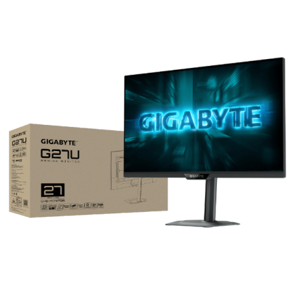 מסך גיימינג Gigabyte G27U 4K SS IPS 160HZ/320HZ 1Ms Pivot HDR400