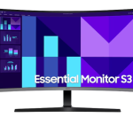 מסך קעור Samsung 32 S3 Essential Monitor FHD 100Hz 4Ms VA Black
