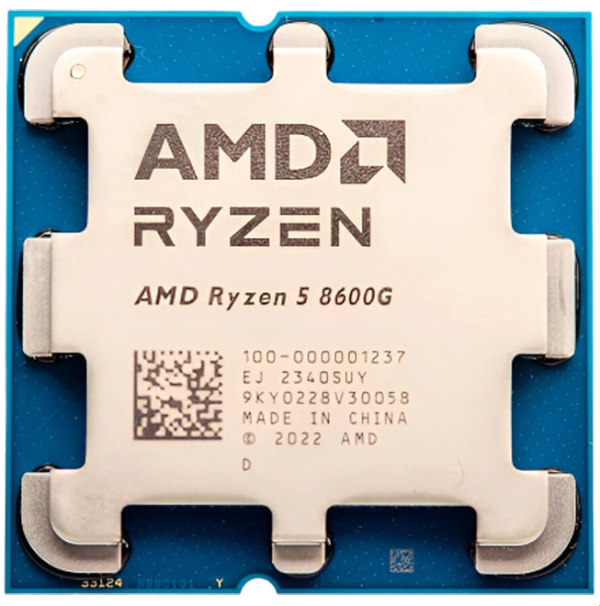 מעבד AMD ZEN 4 R5 8600G Tray no fan up to 5GHZ RADEON 760M GPU מעבד AMD ZEN 4 R5 8600G Tray no fan up to 5GHZ RADEON 760M GPU – תמונה 1