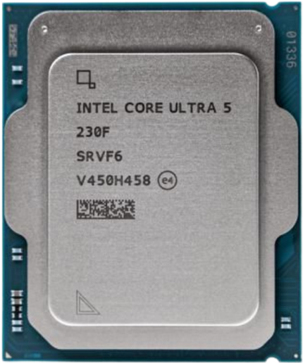 מעבד Intel Core Ultra 5 Processor 230F 10Cores 5Ghz no GPU No Fan