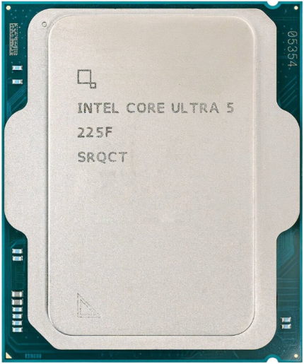 מעבד Intel Ultra 5 225F Tray No GPU Up to 4.9Ghz AI BOOST 13TOPS