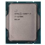 מעבד דור 12 INTEL I7-12700K Tray 12 Cores 5Ghz Unlocked NO FAN
