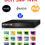 מערכת הקלטה לשמונה מצלמות Provision 5mp NVR5-8200PX POE