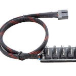 מפצל Fan Hub 5 in 1 Splitter for PC Fan Hub with PWM 4Pin