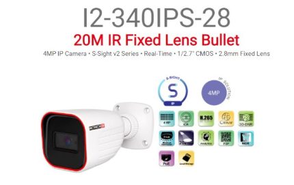 מצלמת צינור Provision BSH-340IPSN-28 IP POE 4MP 2.8