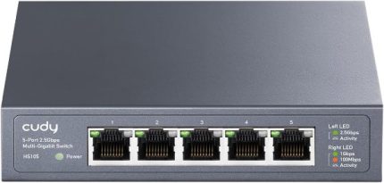 מתג Cudy 5 Port 2.5GB Unmanaged Switch