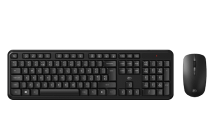סט מקלדת ועכבר אלחוטי CUDY MK200 2.4Ghz Silent Keyboard And Mouse