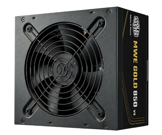 ספק כוח לא מודולרי Cooler Master MWE 80 Plus Gold 850 V3 850W ספק כוח לא מודולרי Cooler Master MWE 80 Plus Gold 850 V3 850W – תמונה 1