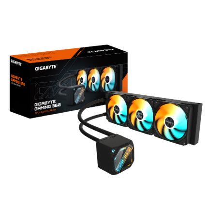 קירור נוזלי משולש Gigabyte Gaming 360 3XARGB 120MM Fan Black