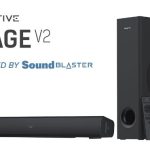 רמקולים CREATIVE STAGE V2 2.1 SOUNDBAR+SUBWOOFER BT 5.0 160W ARC